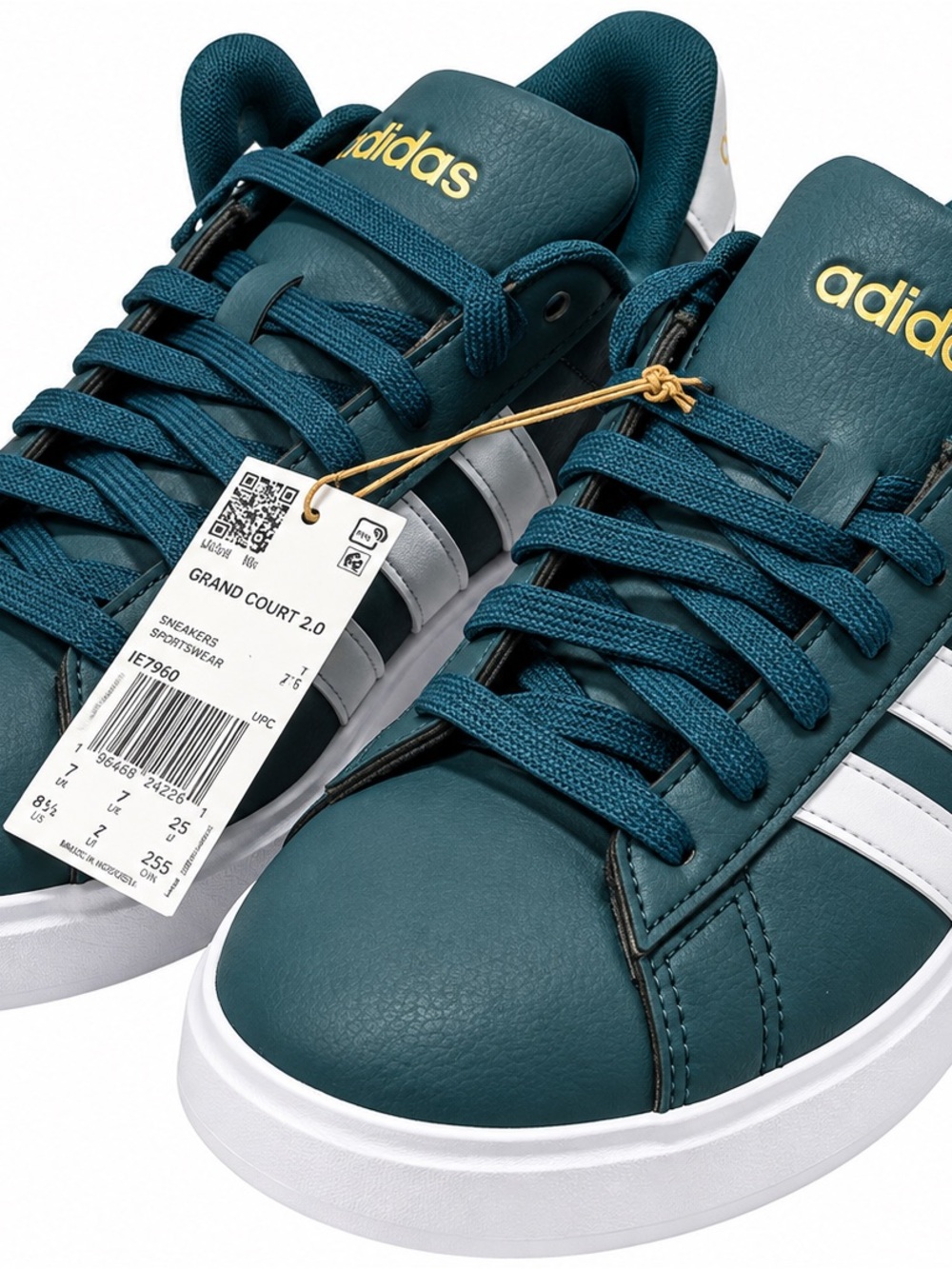 Brand New Authentic Women’s Adodas Grand Court Size 8.5 - Picture 4 of 5